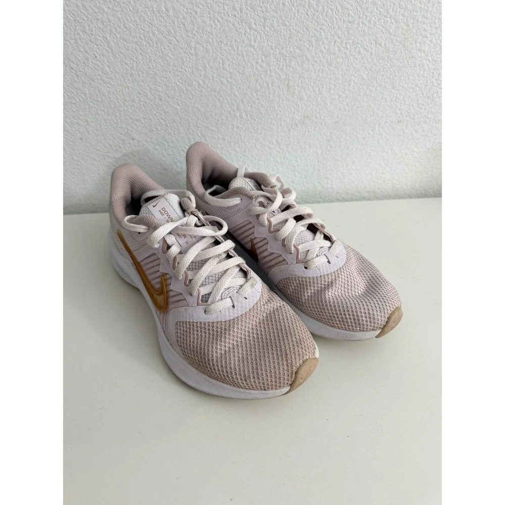 Nike Downshifter 10 Barely Rose Bronze Running Shoes CW3413-500 Womens 6.5